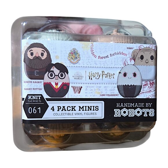 Harry Potter Handmade by Robots Mini Vinyl Figure 4-Pack - Picture 1 of 8